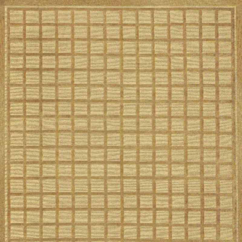 4' X 6' Gold And Brown Wool Geometric Hand Knotted Area Rug Homeroots Home Decor