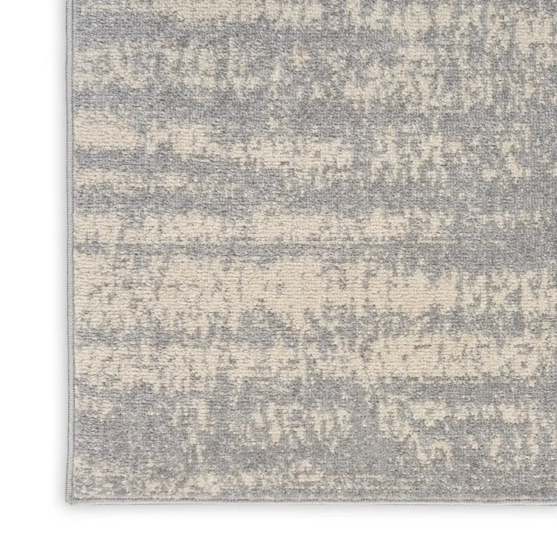 4' X 6' Gray And Beige Abstract Indoor Outdoor Area Rug Homeroots Outdoor