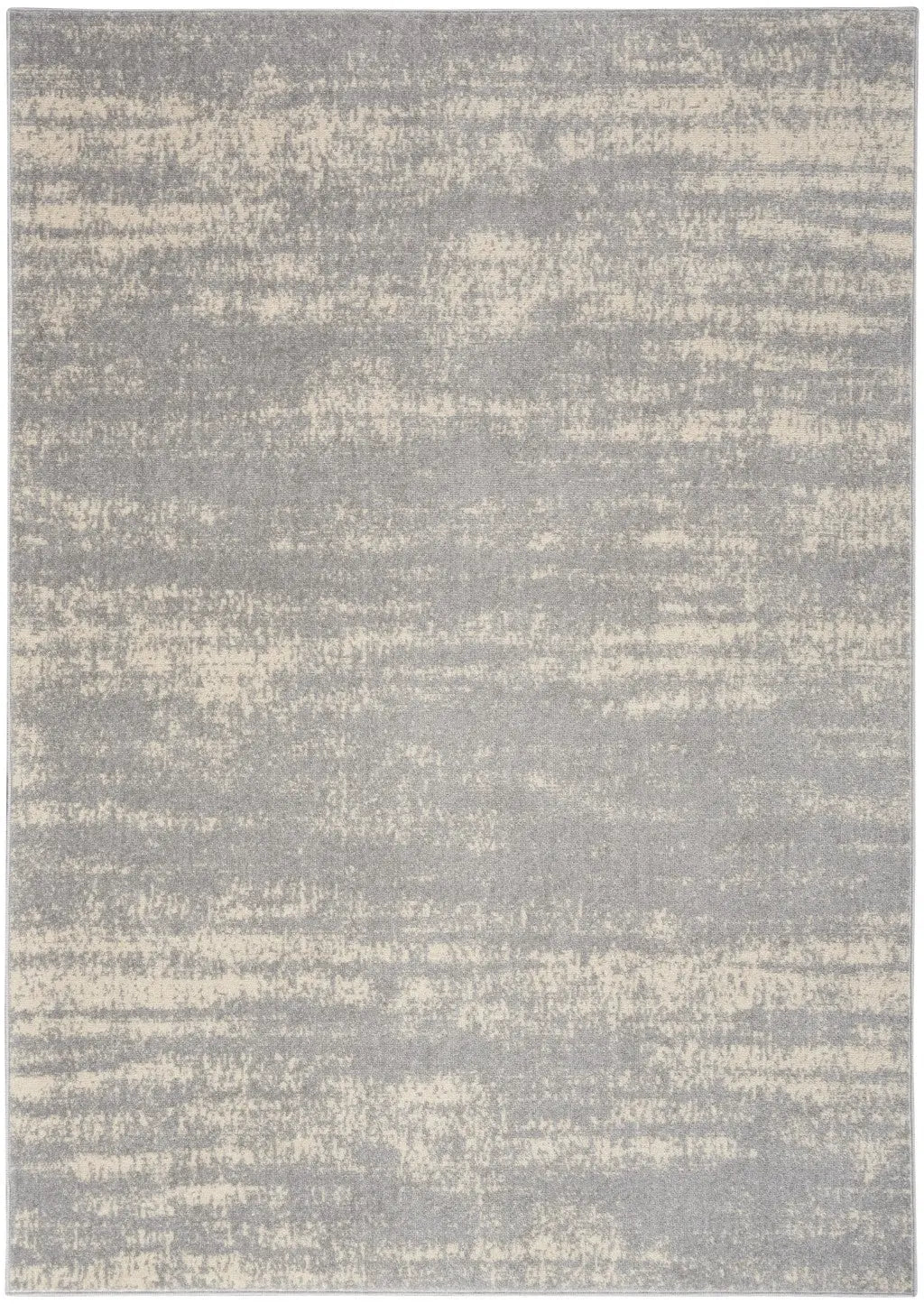4' X 6' Gray And Beige Abstract Indoor Outdoor Area Rug Homeroots Outdoor