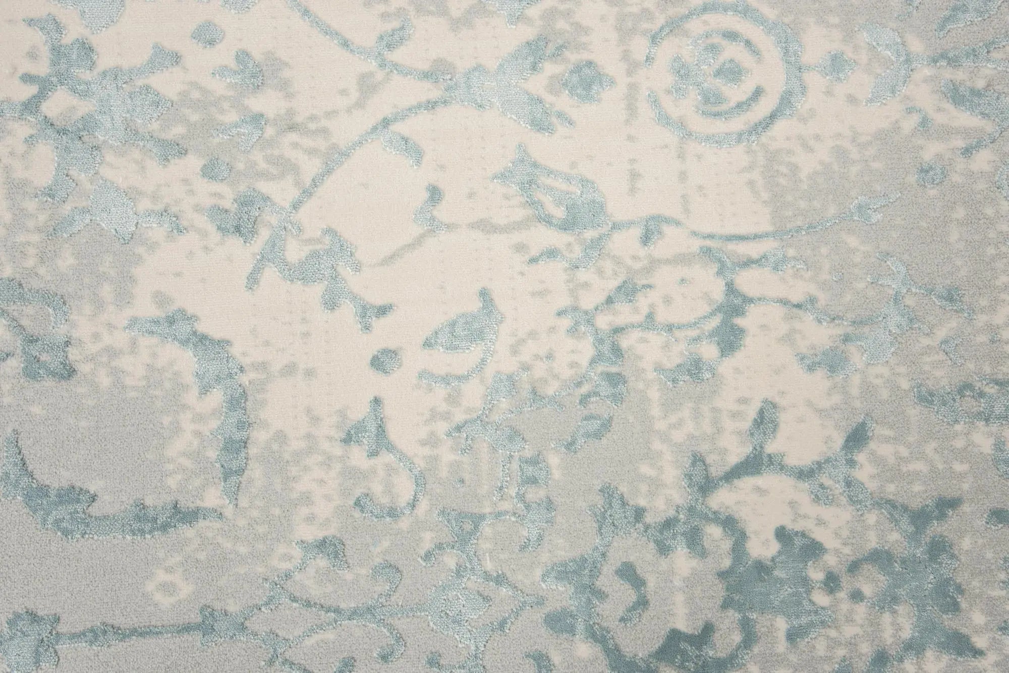 4' X 6' Gray And Blue Trellis Area Rug Homeroots Home Decor