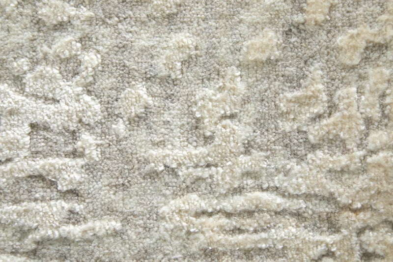 4' X 6' Gray And Ivory Abstract Hand Woven Area Rug Homeroots Home Decor