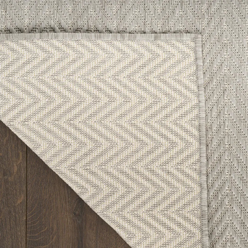 4' X 6' Gray Geometric Indoor Outdoor Area Rug Homeroots Outdoor