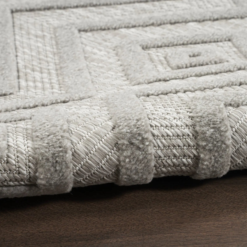 4' X 6' Gray Indoor Outdoor Area Rug - GreatEagleInc