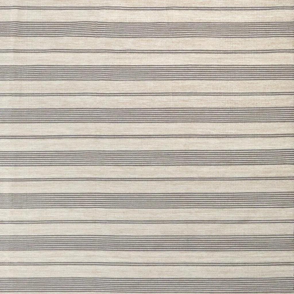 4' X 6' Gray and Ivory Striped Hand Woven Area Rug Homeroots Outdoor
