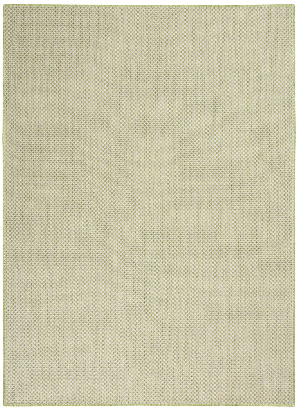 4' X 6' Green Geometric Power Loom Area Rug Homeroots Outdoor