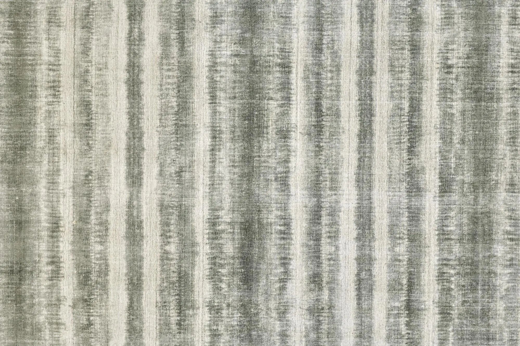 4' X 6' Ivory And Green Striped Hand Woven Area Rug Homeroots Home Decor
