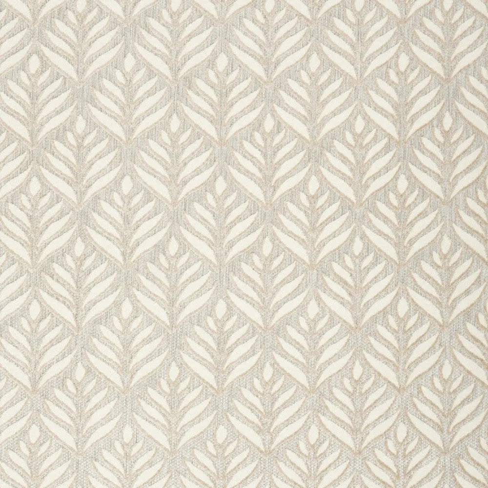 4' X 6' Ivory And Grey Floral Stain Resistant Non Skid Area Rug Homeroots Outdoor