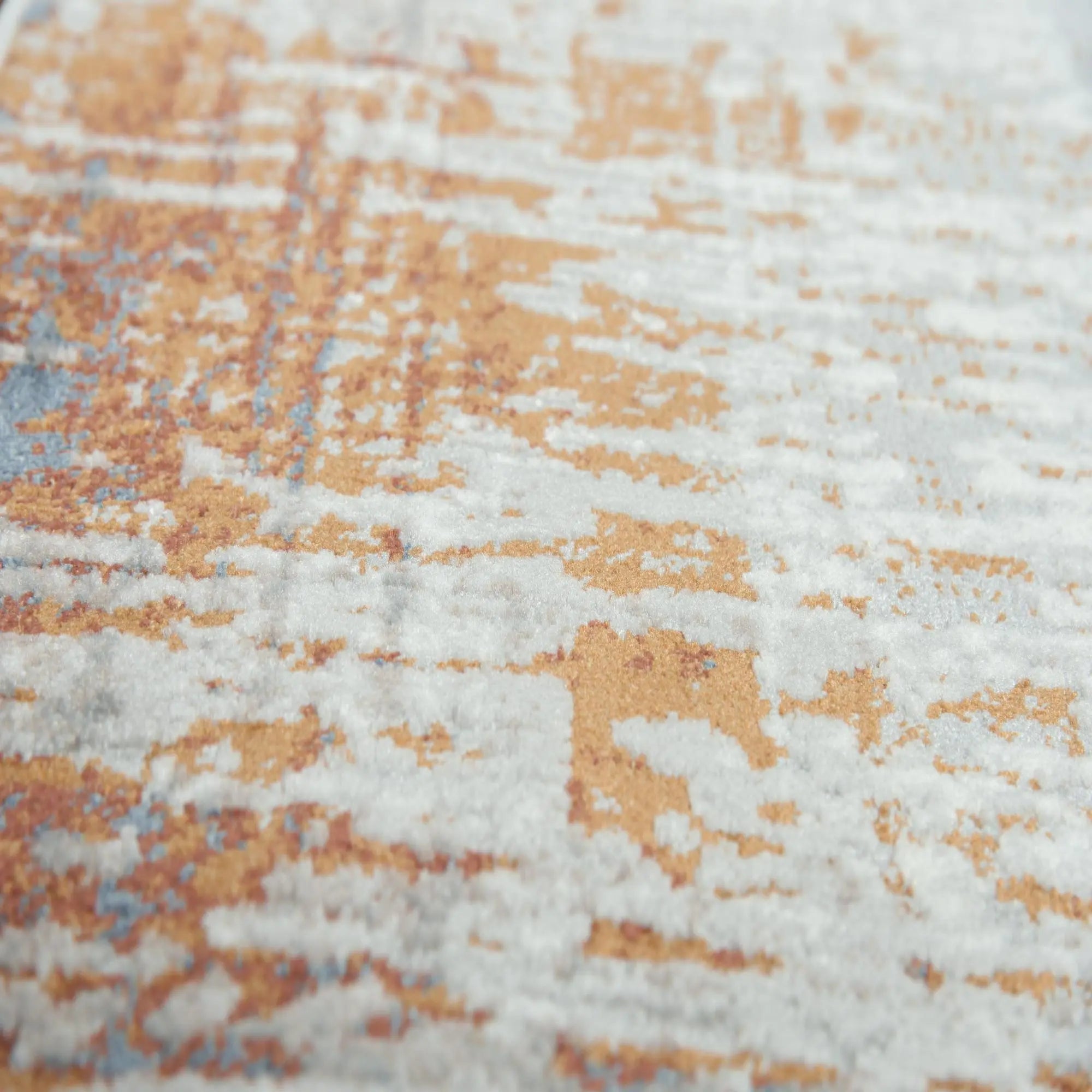 4' X 6' Ivory Blue Orange Red And Gray Abstract Area Rug Homeroots Home Decor