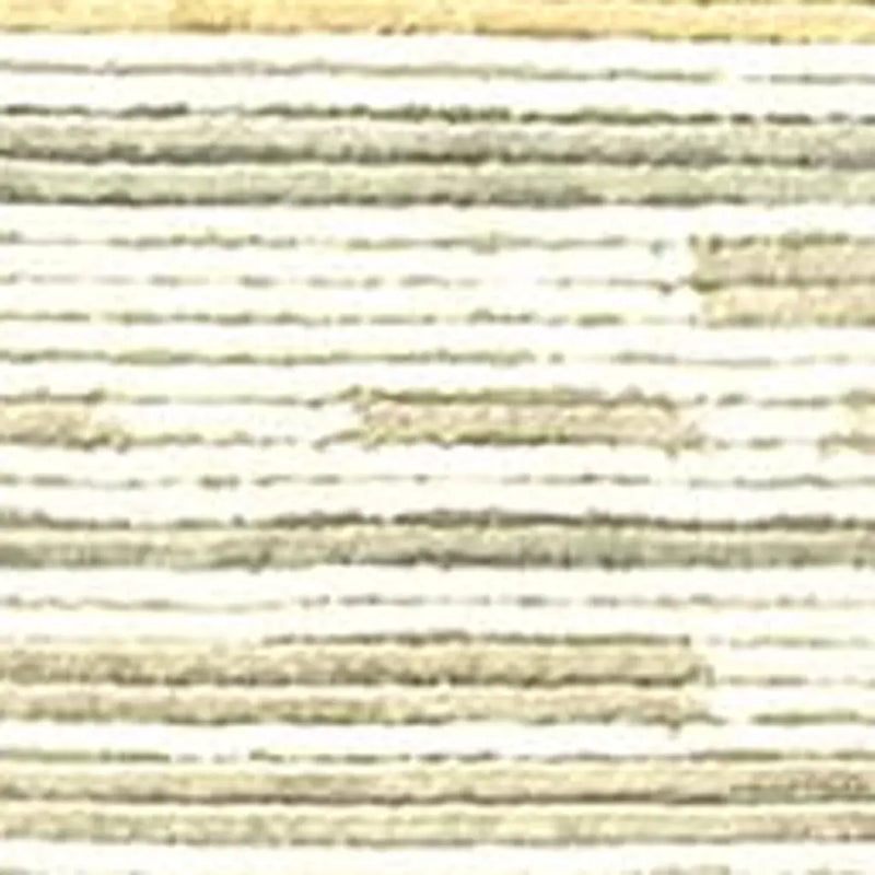 4' X 6' Ivory Green And Yellow Striped Hand Knotted Area Rug Homeroots Home Decor