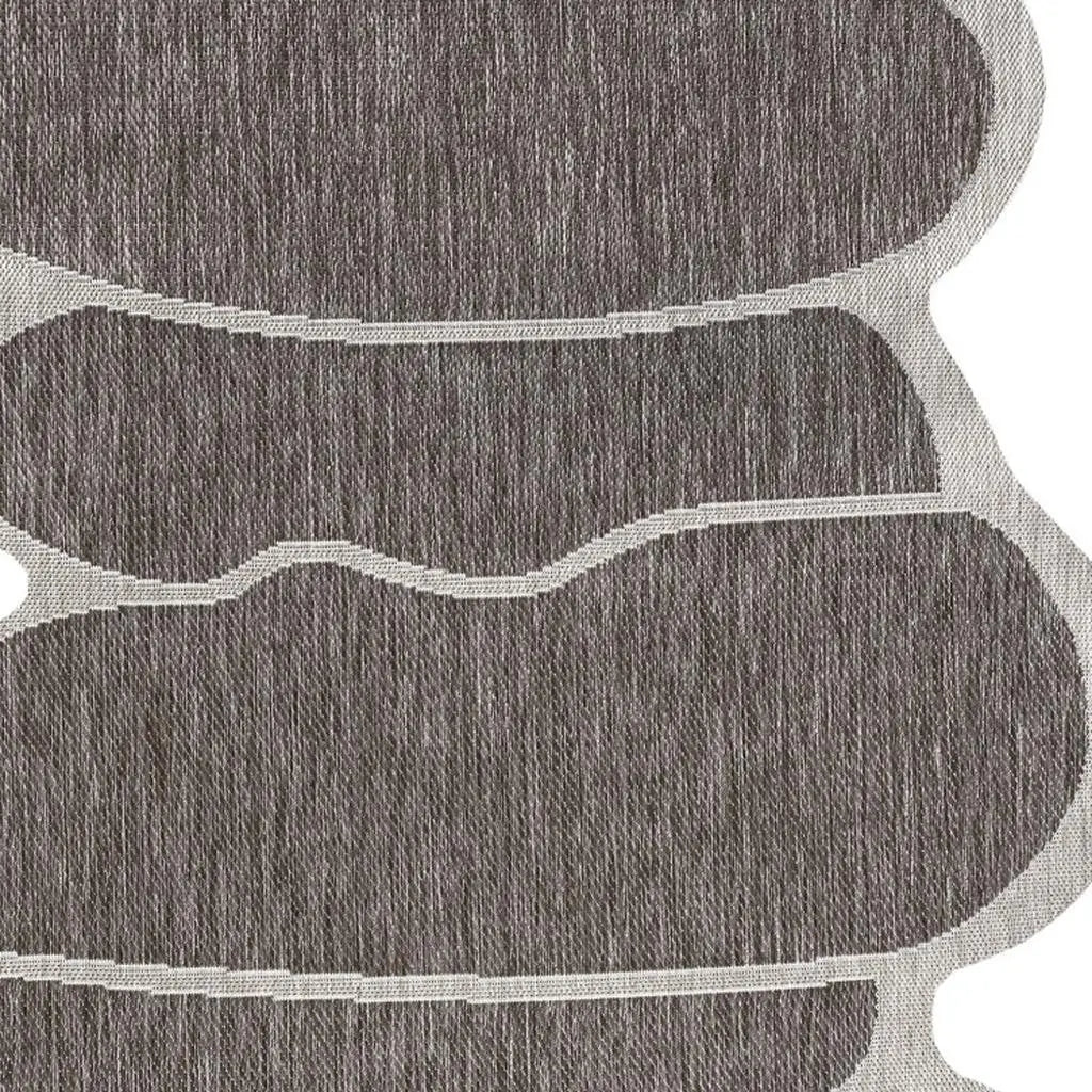 4' X 6' Light Brown And Beige Medallion Indoor Outdoor Area Rug Homeroots Outdoor