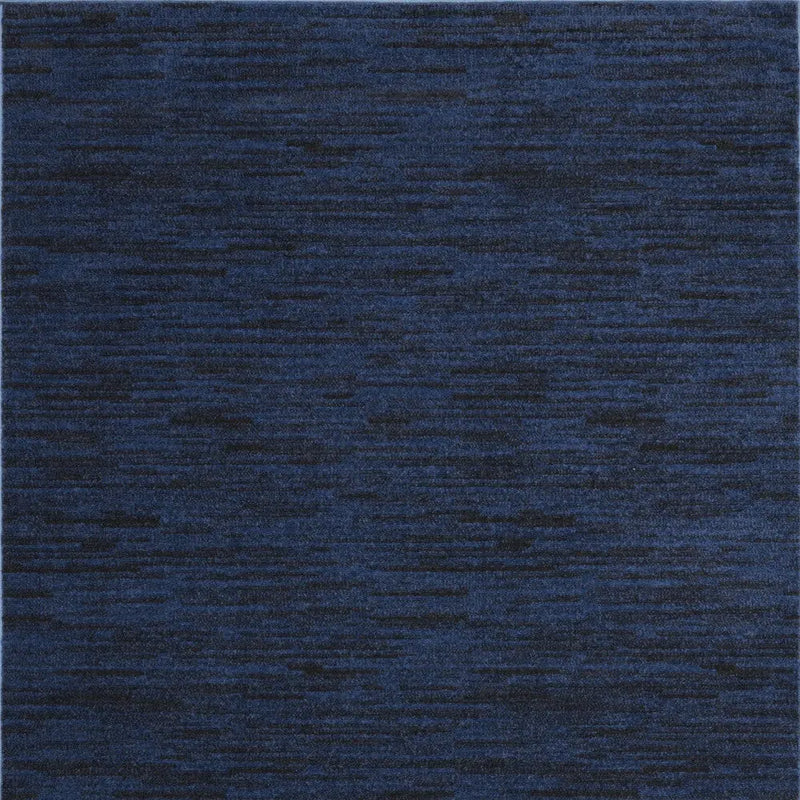 4' X 6' Midnight Blue Stain Resistant Indoor Outdoor Area Rug - GreatEagleInc