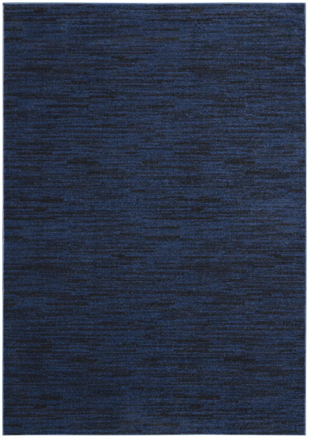 4' X 6' Midnight Blue Stain Resistant Indoor Outdoor Area Rug - GreatEagleInc