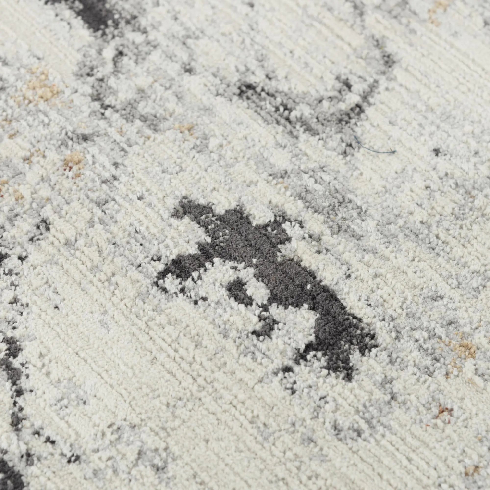4' X 6' Natural Gray And Terra Cotta Abstract Area Rug Homeroots Home Decor