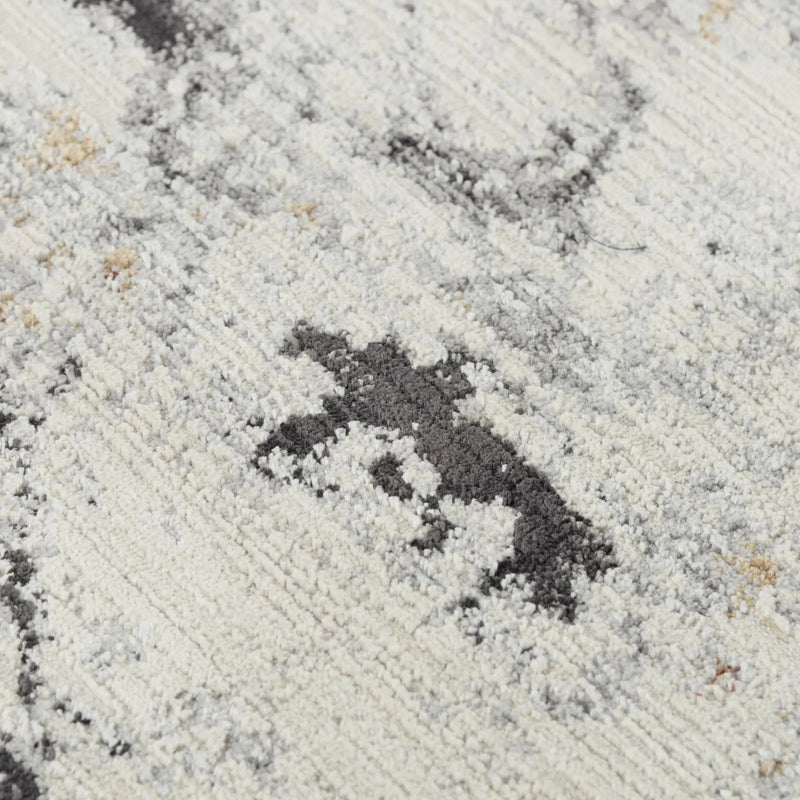 4' X 6' Natural Gray And Terra Cotta Abstract Area Rug Homeroots Home Decor