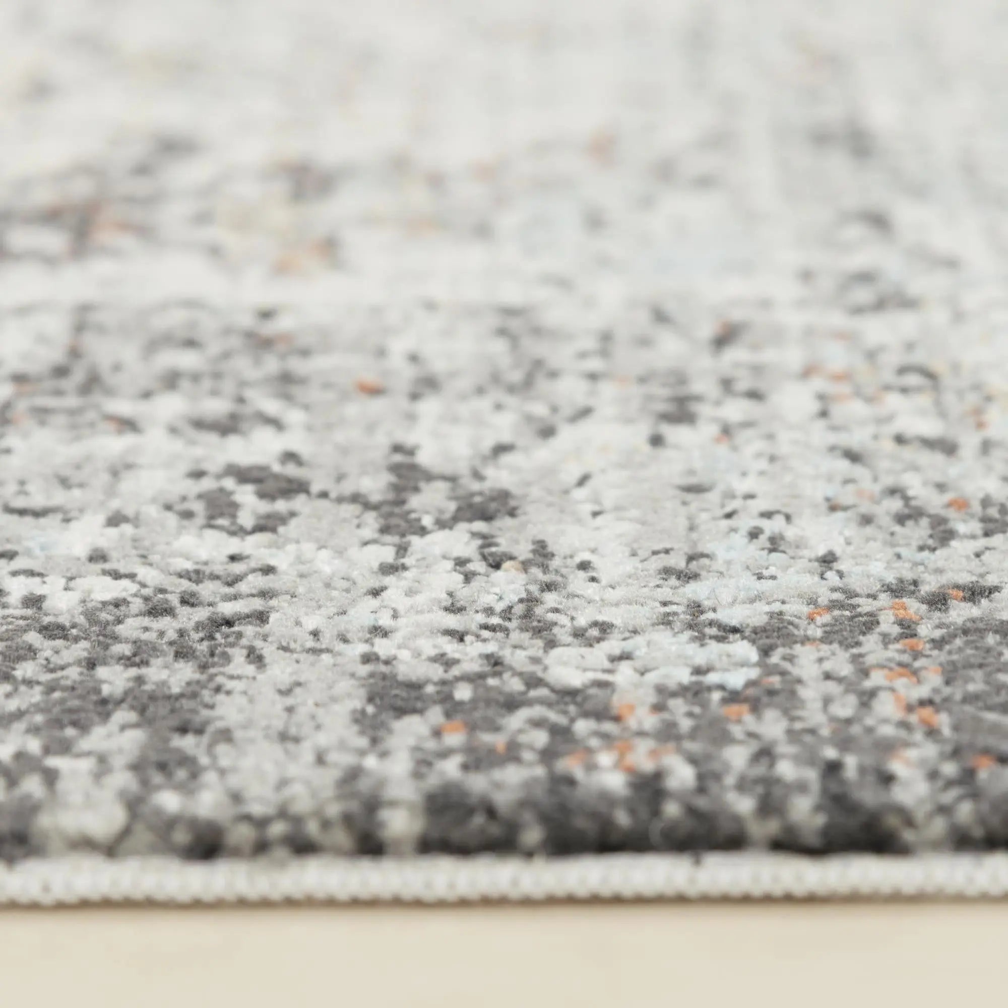 4' X 6' Natural Gray And Terra Cotta Oriental Area Rug Homeroots Home Decor