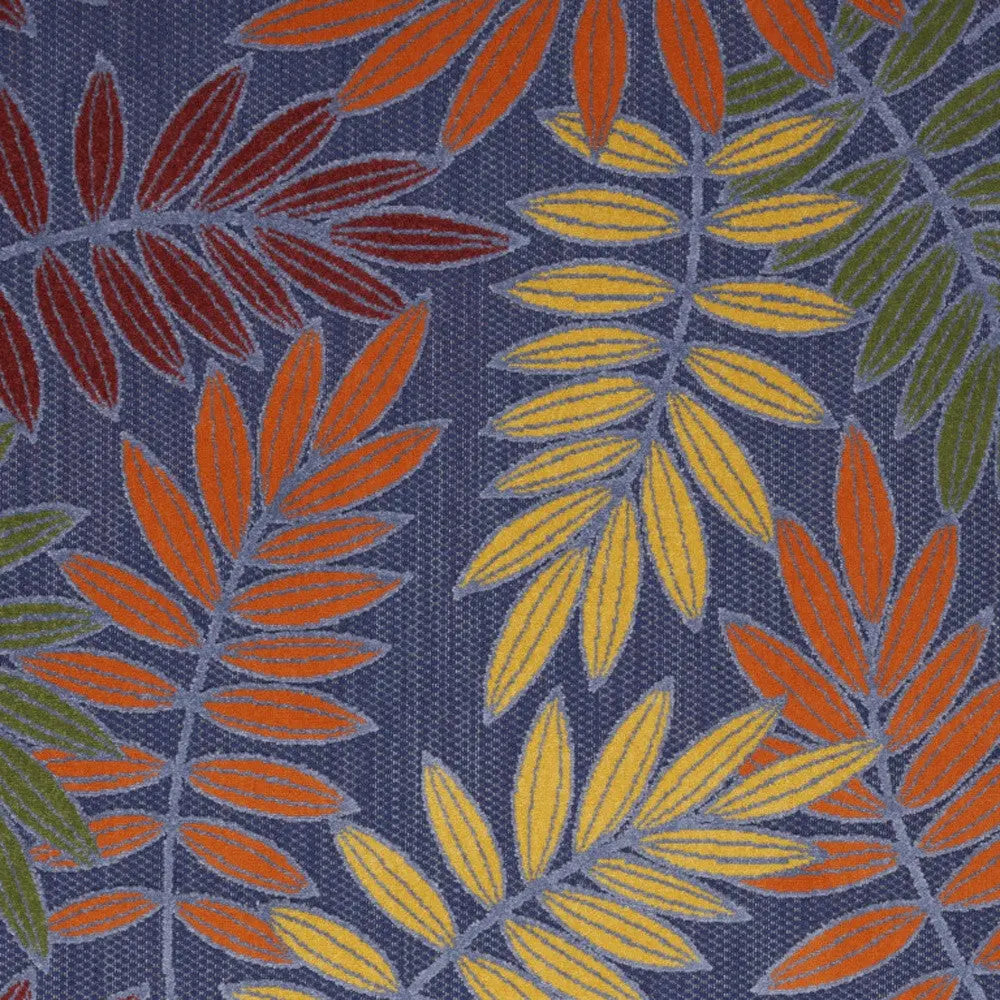 4' X 6' Orange Green And Blue Indoor Outdoor Area Rug Homeroots Outdoor