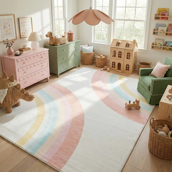 4' X 6' Pink Abstract Area Rug Homeroots Home Decor