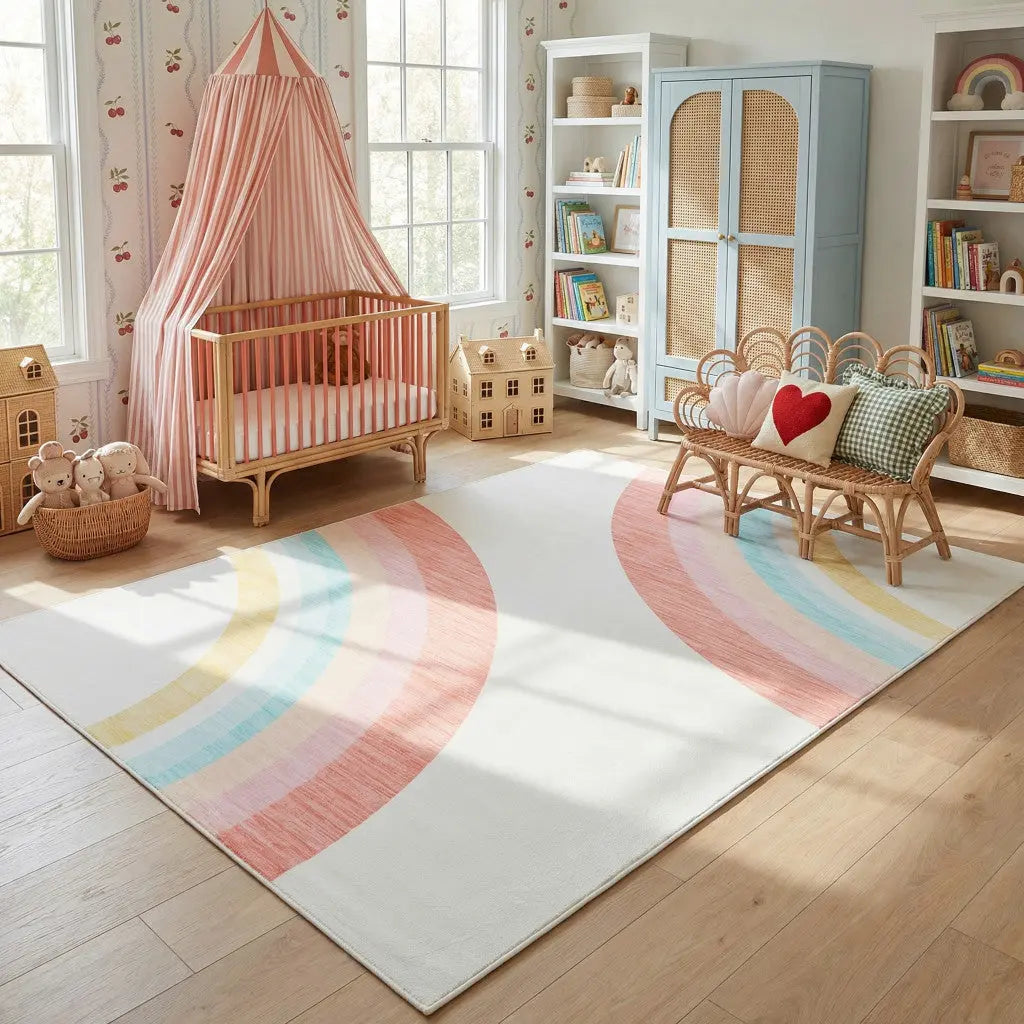 4' X 6' Pink Abstract Area Rug Homeroots Home Decor