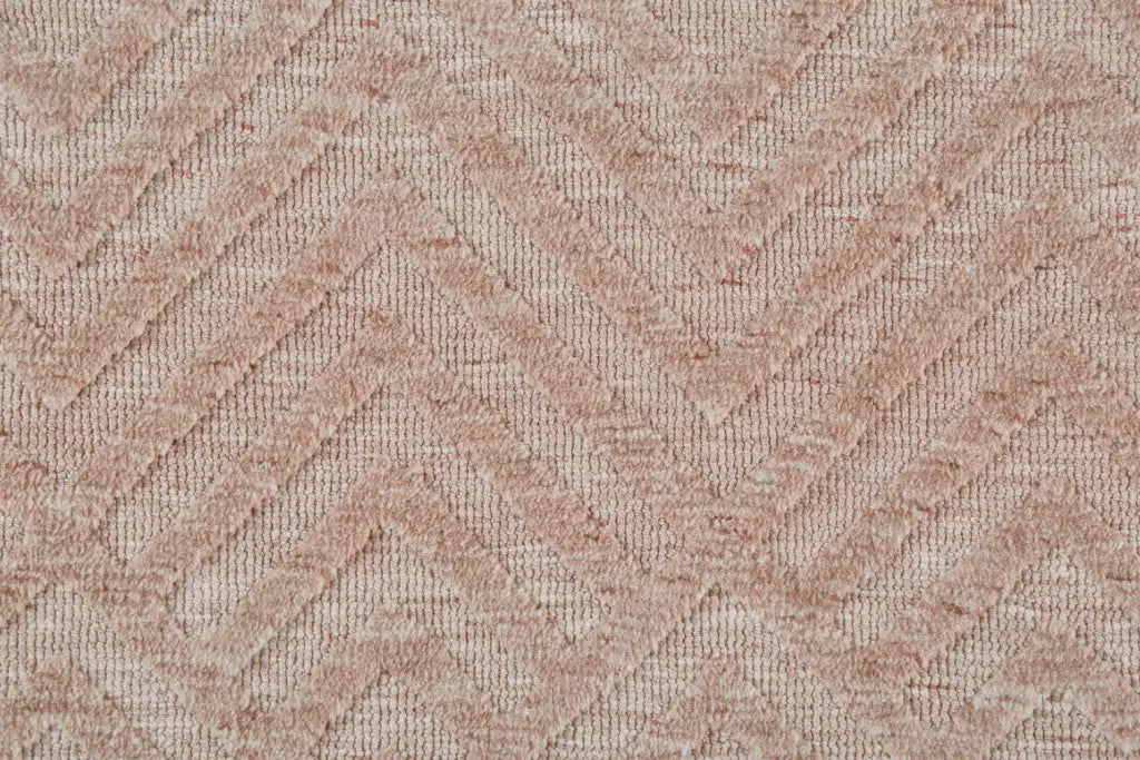 4' X 6' Pink And Ivory Geometric Stain Resistant Area Rug Homeroots Home Decor