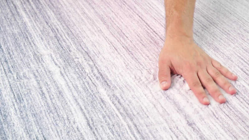 4' X 6' Purple Abstract Area Rug Homeroots Home Decor