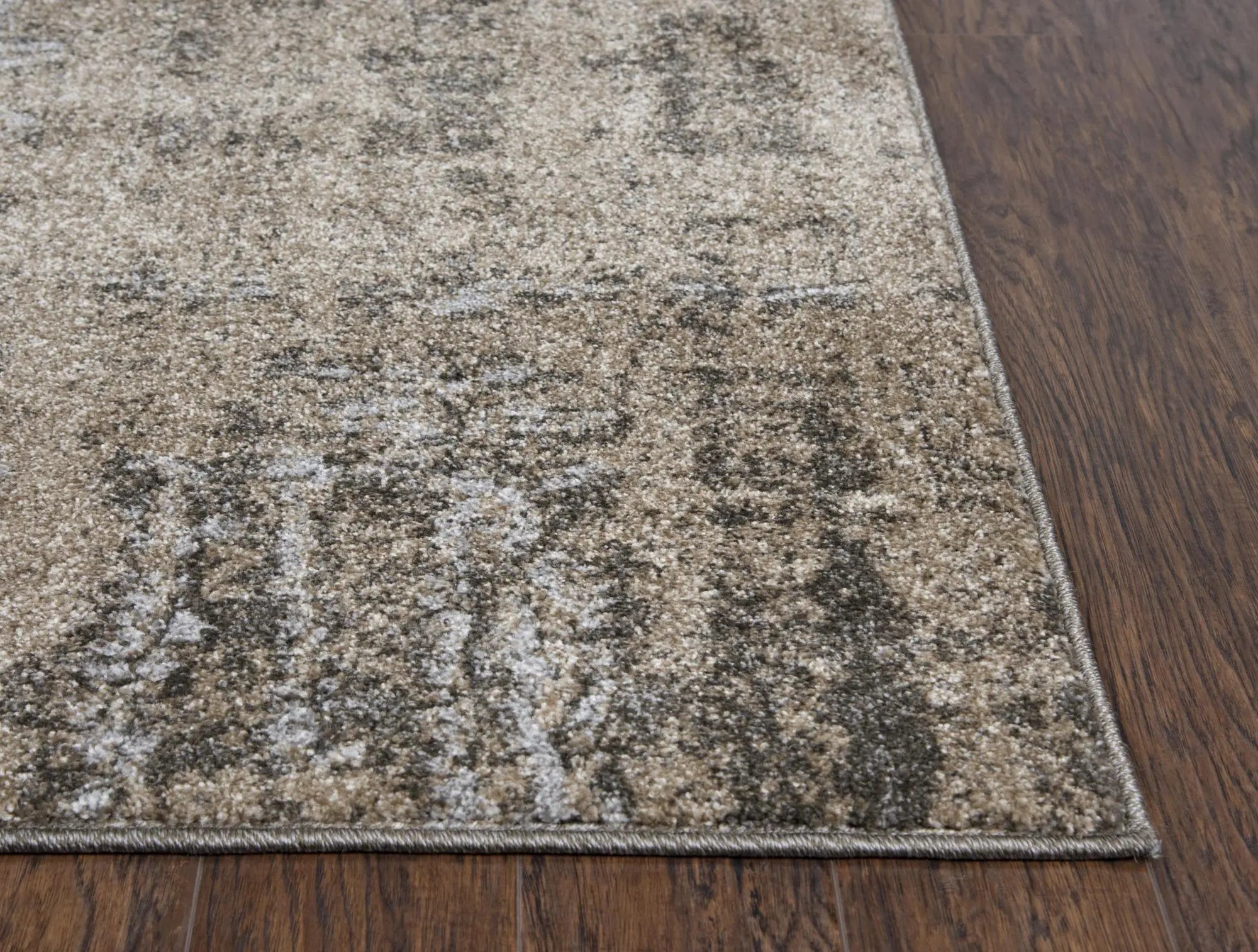 4' X 6' Silver Beige And Taupe Abstract Area Rug Homeroots Home Decor