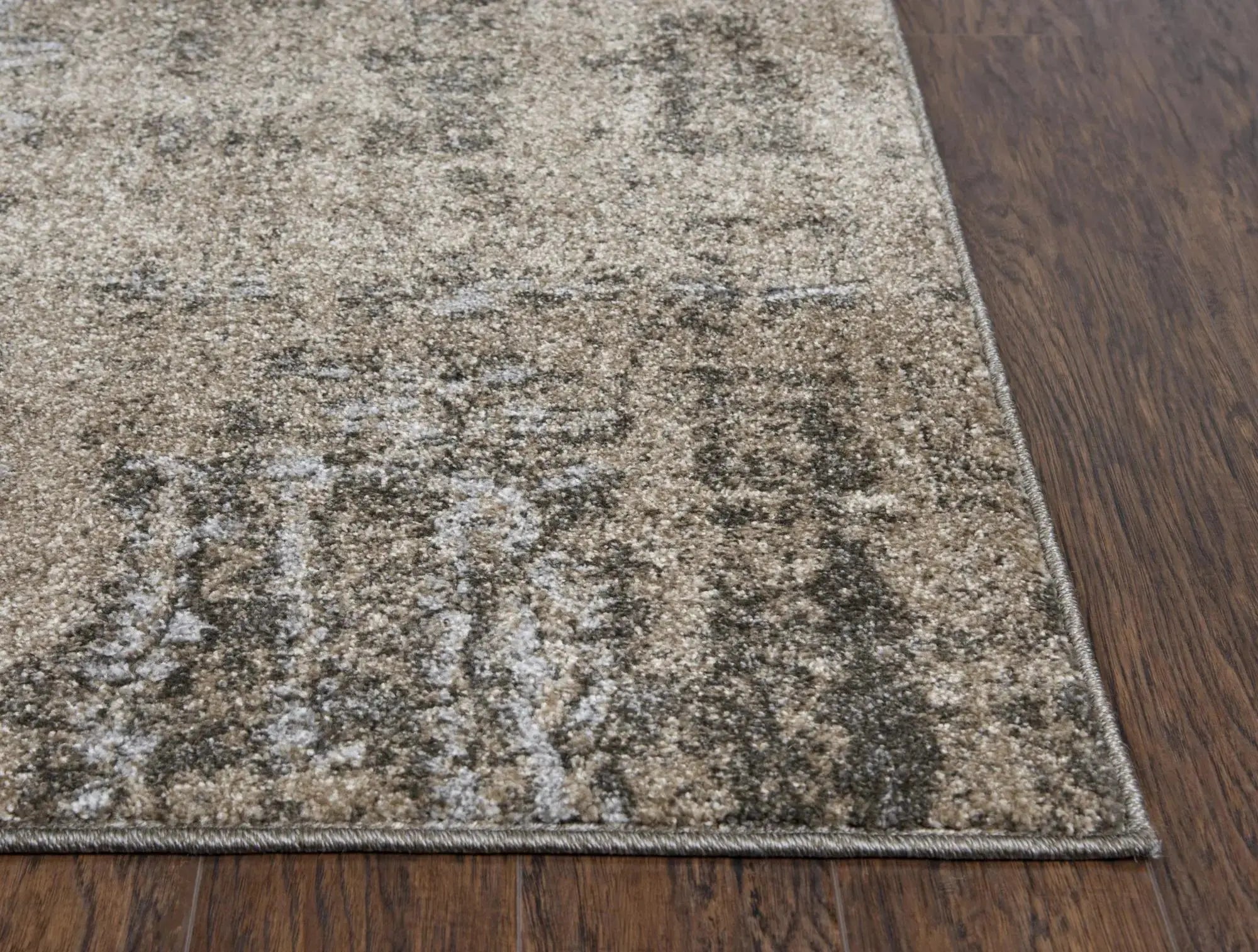 4' X 6' Silver Beige And Taupe Abstract Area Rug Homeroots Home Decor