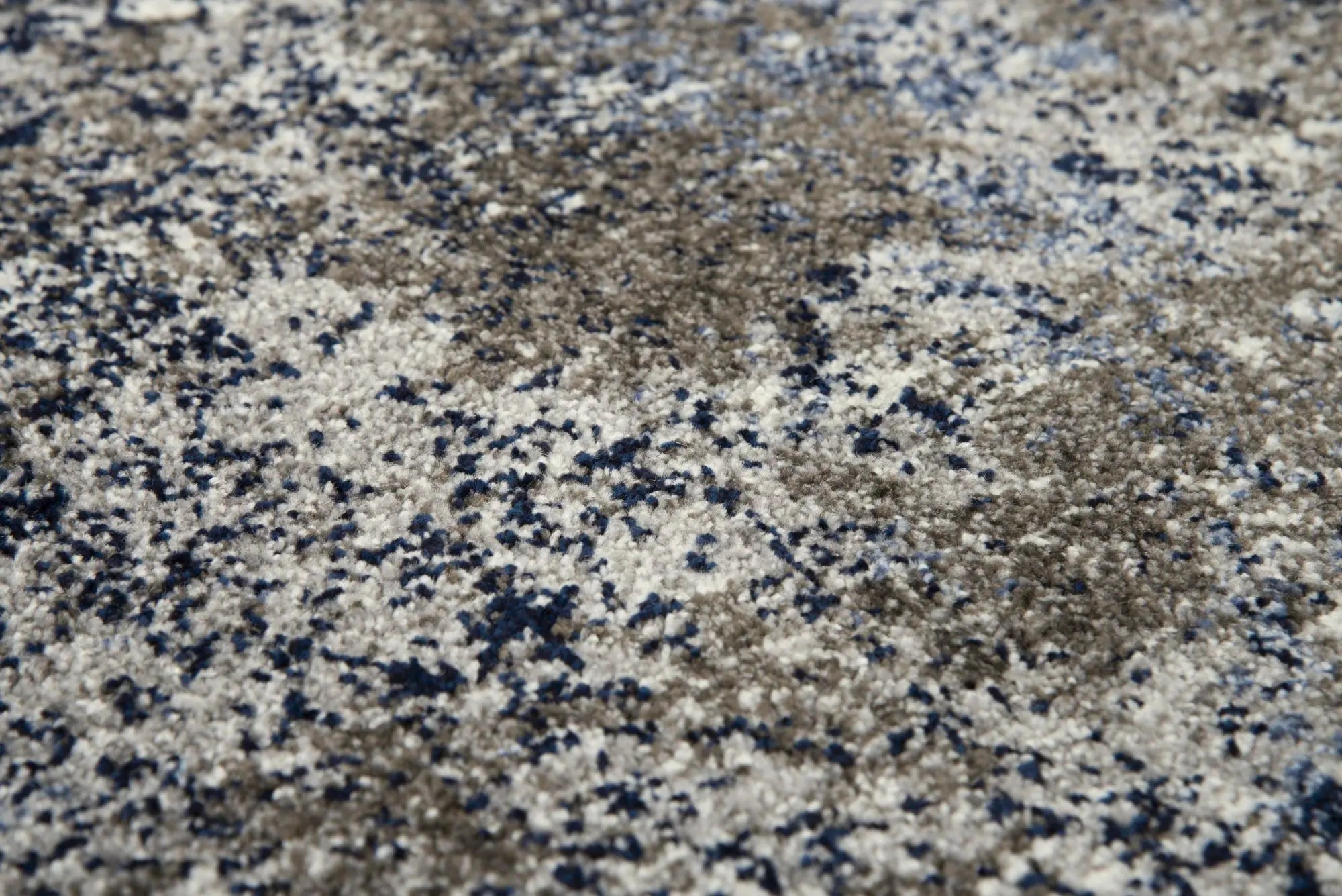 4' X 6' Silver Blue And Taupe Abstract Area Rug Homeroots Home Decor
