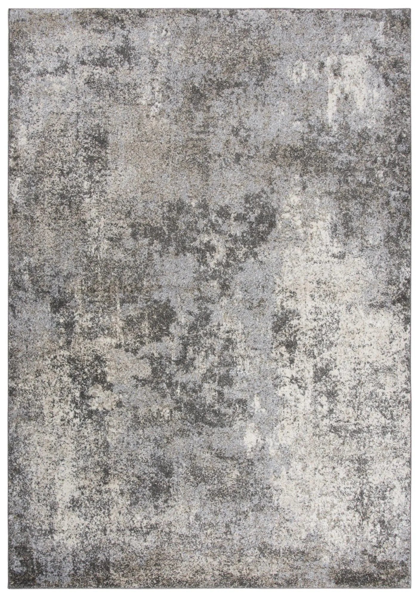 4' X 6' Silver Gray And Taupe Abstract Area Rug Homeroots Home Decor
