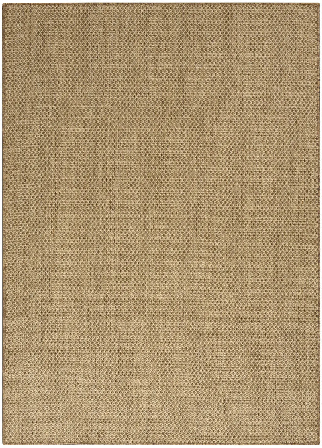 4' X 6' Tan And Brown Geometric Indoor Outdoor Area Rug Homeroots Outdoor
