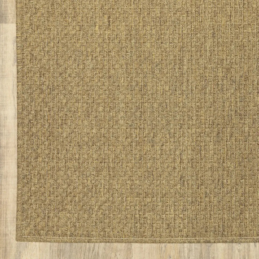 4' X 6' Tan Indoor Outdoor Area Rug Homeroots Outdoor