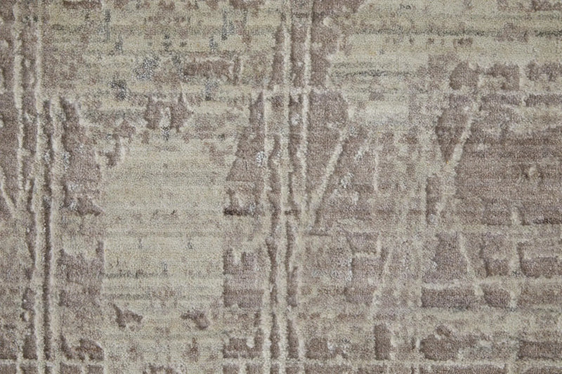 4' X 6' Tan Pink And Gray Abstract Hand Woven Area Rug Homeroots Home Decor