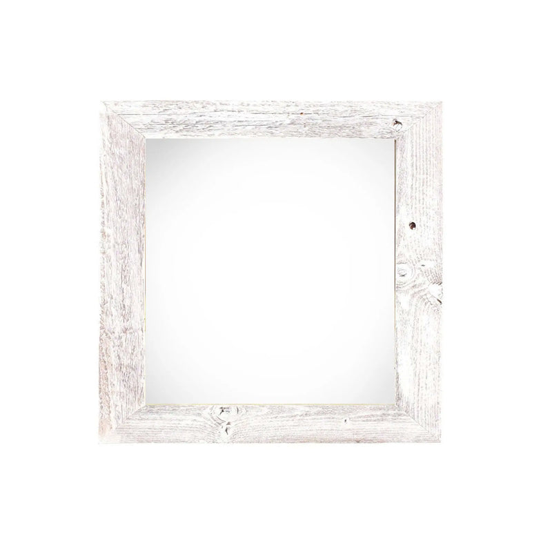 4" x 4" White Solid Wood Tabletop Picture Frame - GreatEagleInc