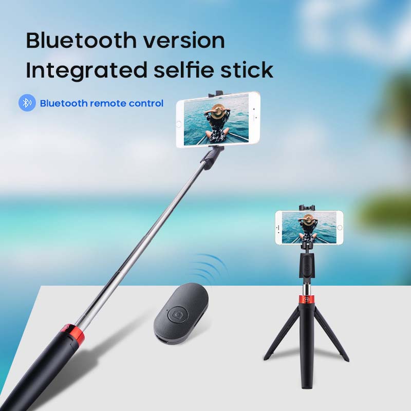 3 In 1 Wireless Bluetooth Selfie Stick Mini Portable Mobile Phone Tripod Foldable Selfie Stick Bluetooth Remote