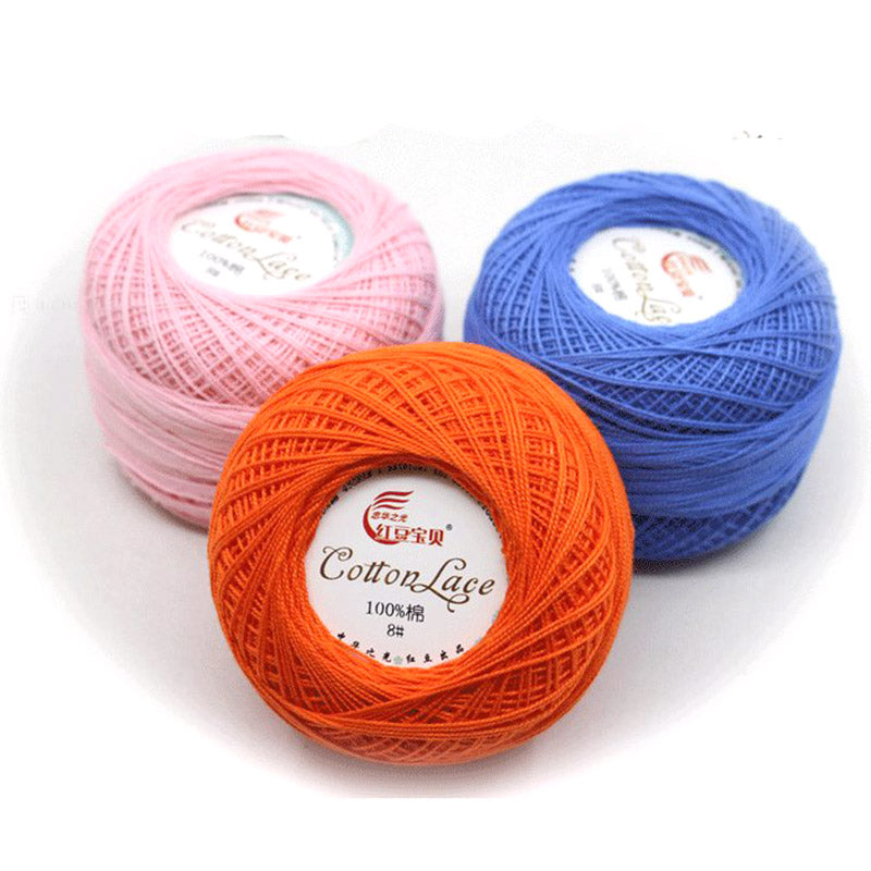 Crochet Knitting yarn Soft Comfortable Thin Yarn Lace Threads for Knitting 14 Colour Eco-friendly Dyed Sweater Scarf