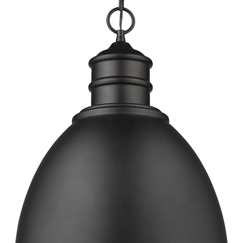 Black Metal Dimmable Ceiling Light With Black Shades - Lighting