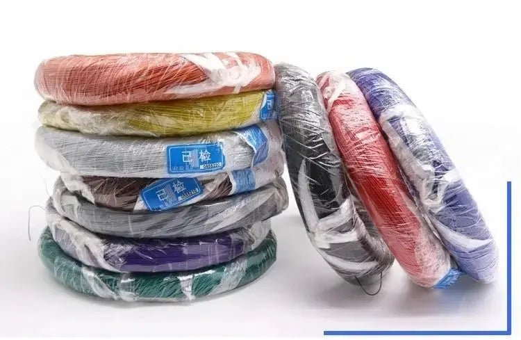 5/10/50M UL1571 Electronic Wire 32 30 28 26 24 22 20 18 16 AWG PVC Insulated Tinned Copper Environmental LED Line DIY Cord GreatEagleInc