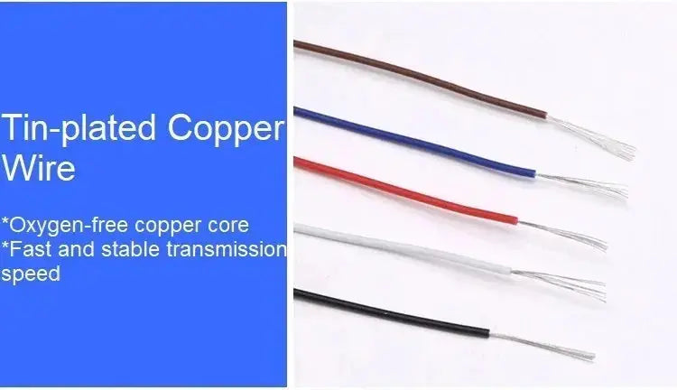 5/10/50M UL1571 Electronic Wire 32 30 28 26 24 22 20 18 16 AWG PVC Insulated Tinned Copper Environmental LED Line DIY Cord GreatEagleInc