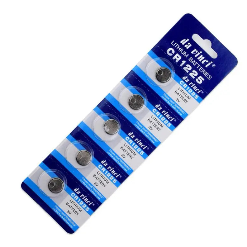 5-Pack Lithium CR1225 3V Battery for Key Fobs, Calculators Marquee Innovations