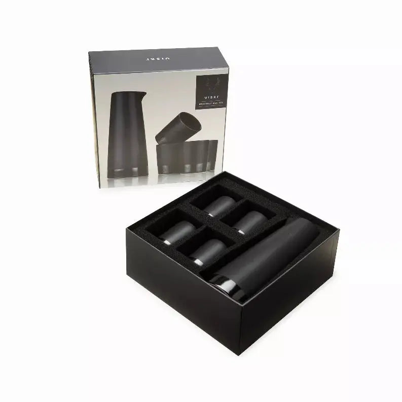 5-Piece Stoneware Sake Set By Viski True Brands