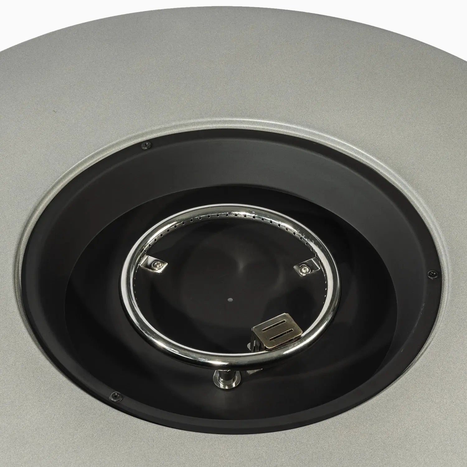 50000 BTU 36" Gray Steel Propane Round Fire Pit With Cover Homeroots Outdoor