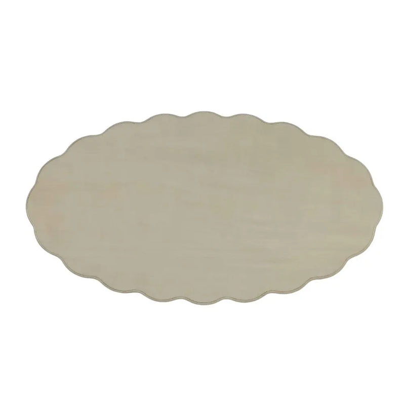 50" Antiqued White Solid Wood Oval Distressed Coffee Table Homeroots Living Room