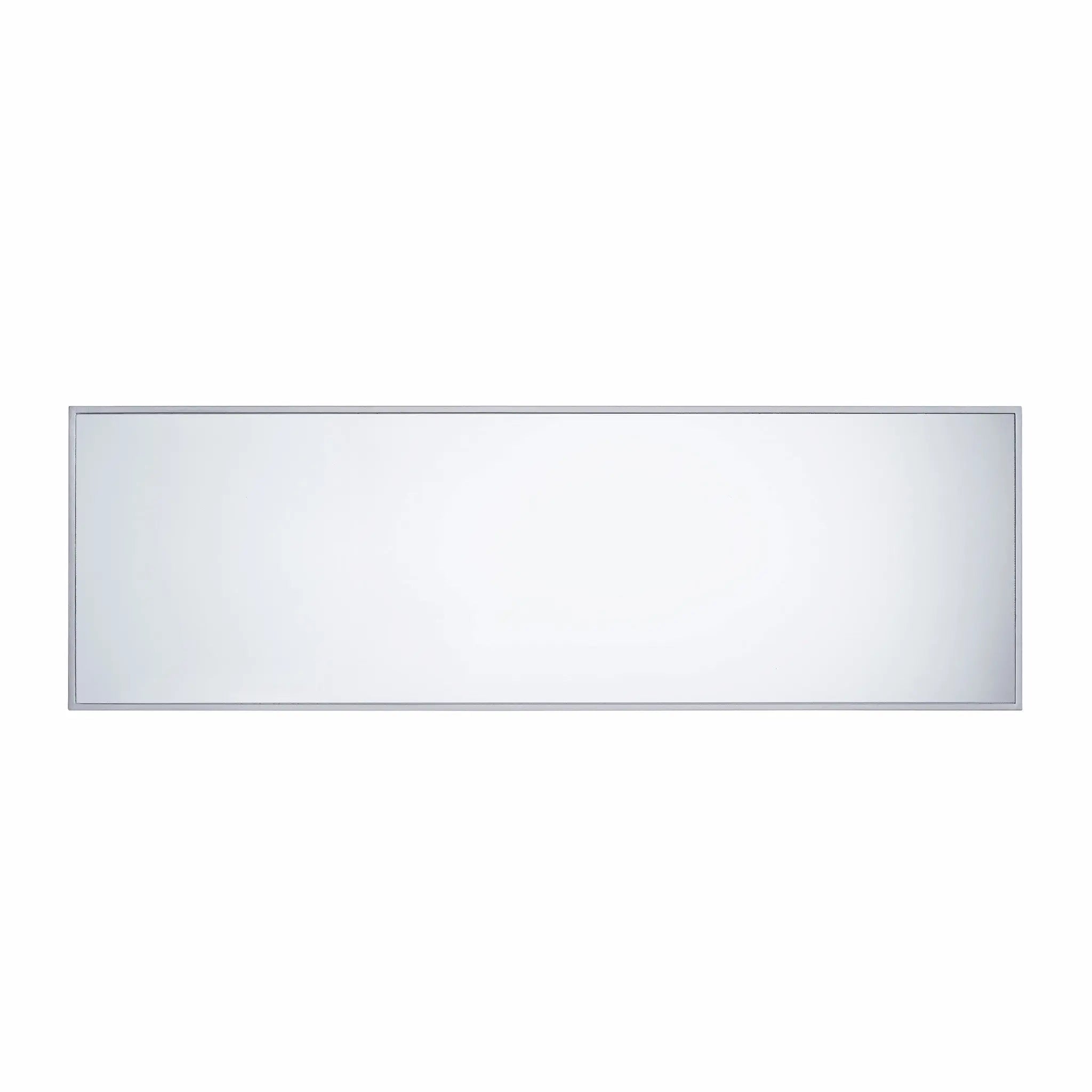 50" Silver Wood and Glass Three Drawer Credenza with Two Doors Homeroots Kitchen & Dining