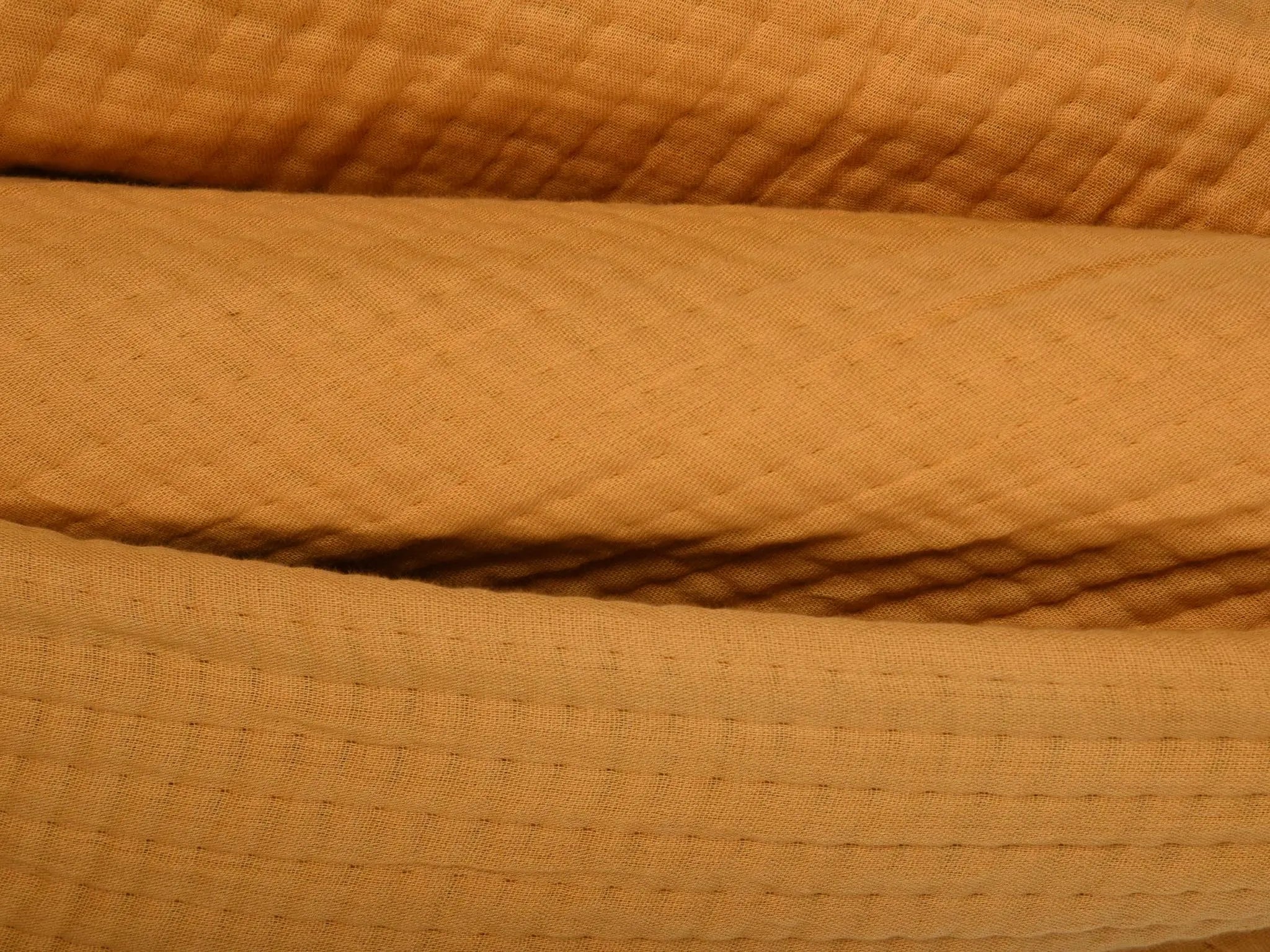 50" X 60" Mustard Cotton Throw Blanket with Tassels Homeroots Home Decor