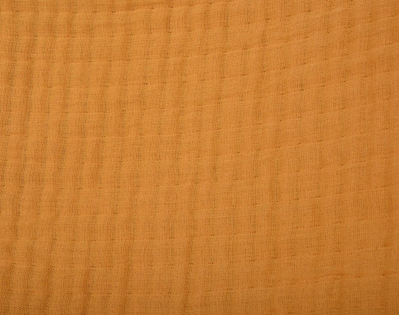 50" X 60" Mustard Cotton Throw Blanket with Tassels Homeroots Home Decor