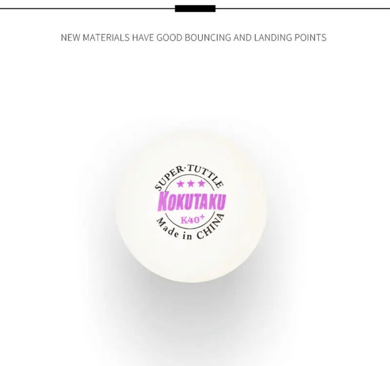 50balls/100balls 3 Star K40+ Table Tennis Ball Professional Trianing Games Seamed ABS Plastic Ping Pong Balls