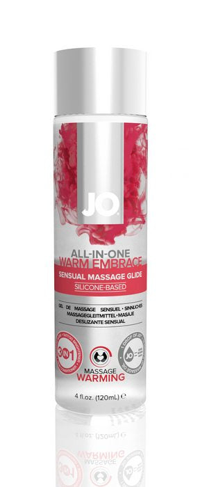 Jo 4 Oz All In One Warming Massage Glide - GreatEagleInc