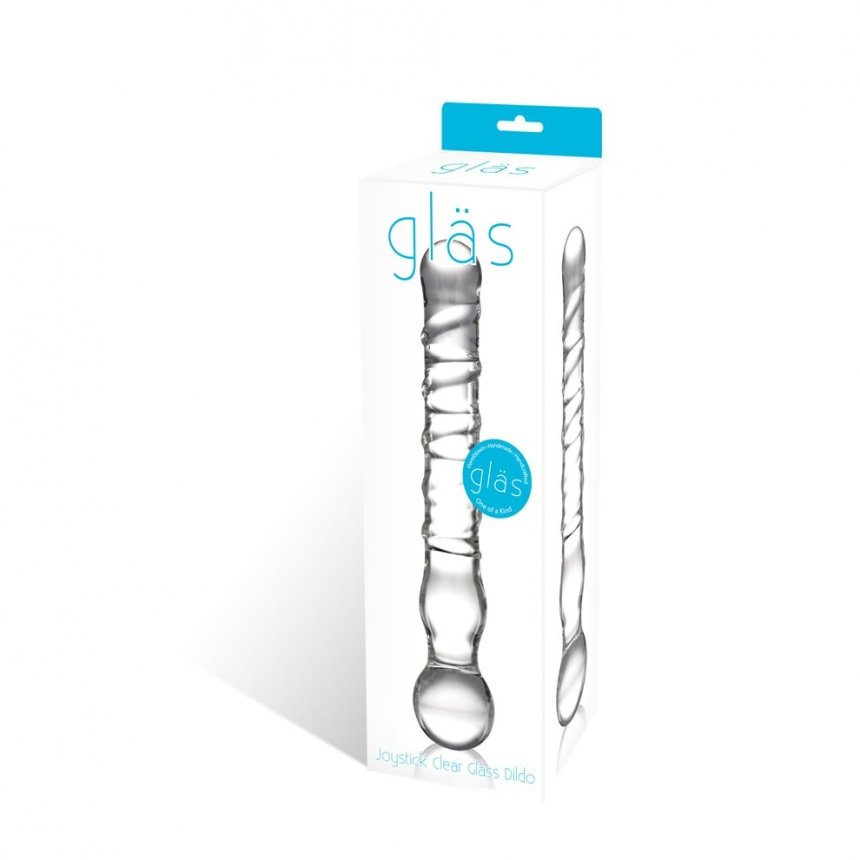 Joystick Clear Glass Dildo - GreatEagleInc