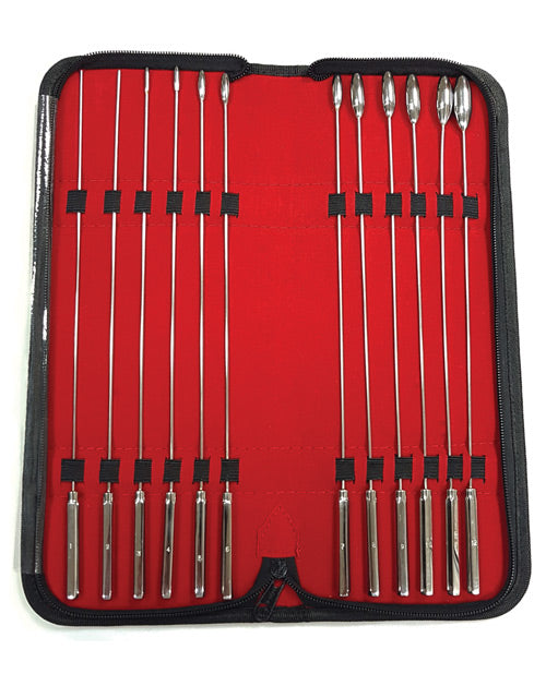 Rouge Stainless Steel Rosebud Dilator Set - Set Of 12 - GreatEagleInc