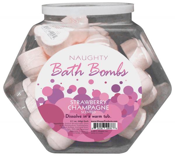 Naughty Bath Bombs Fishbowl 24 Pc - GreatEagleInc