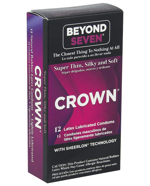 Crown 12pk Super Thin And Sensitive - GreatEagleInc